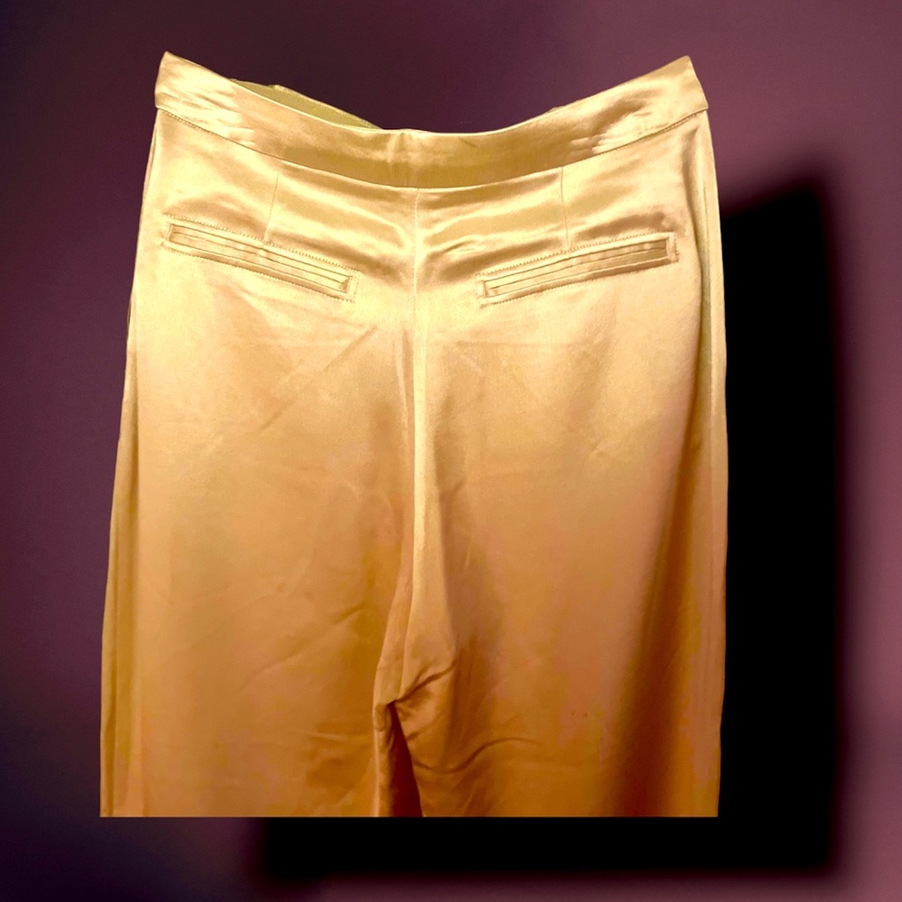 Malene Birger 2023 UNISEX NWOT silken acetate wide leg slacks. 100% authentic - Picture 4 of 7